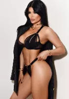 Kylie D bust size and brunette hair