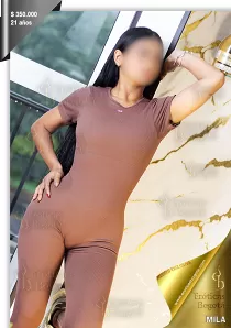Escort MILA EROTICAS with negro hair