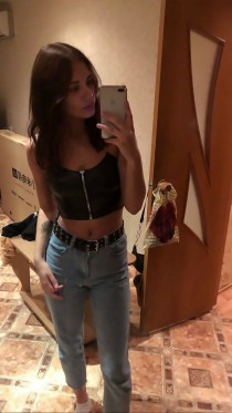 Escort Milena with blonde hair