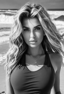 Escort Vanessa with blonde hair