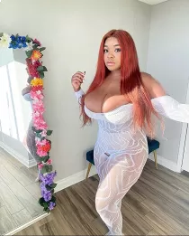 Escort EBONY NIKITAXX  with black hair