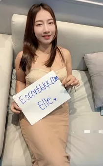 Elle Bangkok escort D bust size Natural
