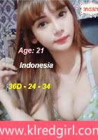 A combination of party girl with D tits in Malaysia